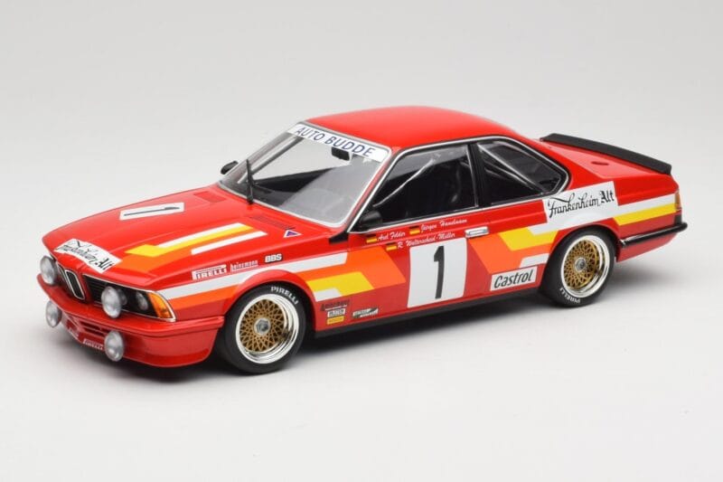 BMW 635 CSi E24 #1 U. Felder / D. Hamelmann Auto Budde Winners 24 Hours of Nürburgring 1985 Minichamps 1:18 155852501 Metāls