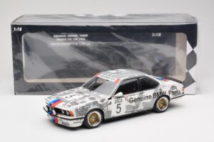 BMW 635 CSi E24 #5 R. Ravaglia Winner Spa 24 Hours 1985 Minichamps 1:18 155852505 Metāls — attēls 6 no 6