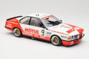 BMW 635 CSi E24 #9 Hollinger / P. Giroix Garage du Bac 24 Hours of Spa 1984 Minichamps 1:18 155842509 Metāls — attēls 4 no 6