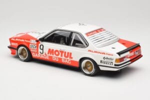 BMW 635 CSi E24 #9 Hollinger / P. Giroix Garage du Bac 24 Hours of Spa 1984 Minichamps 1:18 155842509 Metāls — attēls 5 no 6