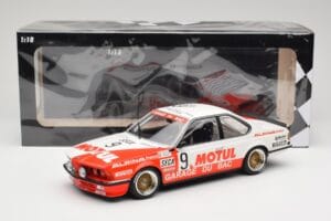 BMW 635 CSi E24 #9 Hollinger / P. Giroix Garage du Bac 24 Hours of Spa 1984 Minichamps 1:18 155842509 Metāls — attēls 6 no 6