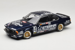 BMW 635 CSi E24 Schnitzer Eterna #4 H. Stuck / W. Brun 3rd Place Brno Grand Prix ETCC 1983 Minichamps 1:18 155832504 Metāls