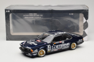 BMW 635 CSi E24 Schnitzer Eterna #4 H. Stuck / W. Brun 3rd Place Brno Grand Prix ETCC 1983 Minichamps 1:18 155832504 Metāls — attēls 6 no 6