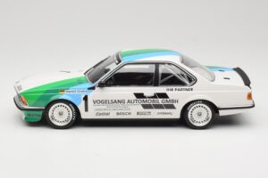 BMW 635 CSi E24 Vogelsang Automobile H. Grohs Winner Bergischer Löwe Zolder 1984 Minichamps 1:18 155842511 Metāls — attēls 3 no 6