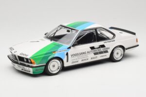 BMW 635 CSi E24 Vogelsang Automobile H. Grohs Winner Bergischer Löwe Zolder 1984 Minichamps 1:18 155842511 Metāls