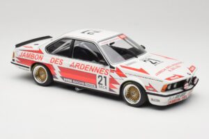 BMW 635CSi E24 Team Brun Motorsport #21 H. Grohs / T. Boutsen Spa 24 Hours 1985 Minichamps 1:18 155852521 Metāls — attēls 4 no 6
