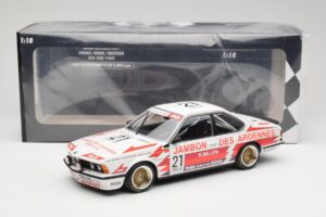 BMW 635CSi E24 Team Brun Motorsport #21 H. Grohs / T. Boutsen Spa 24 Hours 1985 Minichamps 1:18 155852521 Metāls — attēls 6 no 6