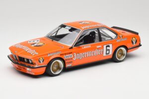 BMW 635CSi E24 Jagermeister #6 H. Stuck Bergischer Lowe Zolder DPM 1984 Minichamps 1:18 155842506 Metāls