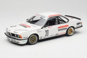 BMW 635CSi E24 Team Schnitzer Eterna #30 S. Bellof / S. Danner ETCC 1984 Minichamps 1:18 155832530 Metāls
