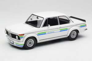 BMW Alpina 2002 E10 Turbo Balts MCG 1:18 MCG18409-R Metāls