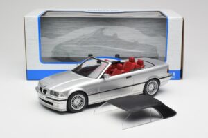 BMW Alpina B3 E36 3.2 Kabriolets Arctic Silver MCG 1:18 MCG18322 Metāls — attēls 8 no 8