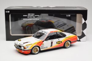 BMW 635CSi E24 BMW Italia #1 U. Grano / H. Kelleners Spa 1983 Minichamps 1:18 155832601 Metāls — attēls 6 no 6