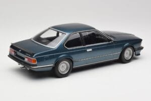 BMW 635 CSi E24 Petrol Blue Metallic Minichamps 1:18 155028108 Metāls — attēls 2 no 6