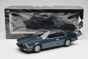 BMW 635 CSi E24 Petrol Blue Metallic Minichamps 1:18 155028108 Metāls — attēls 6 no 6