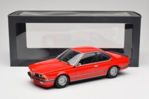 BMW 635 CSi E24 Sarkans Dīleru Izdevums Minichamps 1:18 80435B5D026 Metāls — attēls 6 no 6