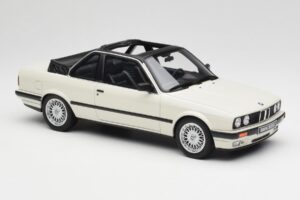 BMW 325i E30 Baur TC2 Balts Otto 1:18 OT1097 Sveķi — attēls 4 no 6