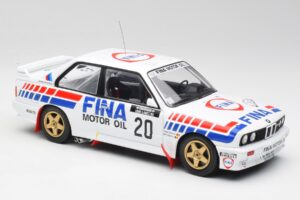 BMW E30 M3 #20 M. Duez / A. Lopes 1000 Lakes Rally 1989 IXO 1:18 18RMC132 Metāls — attēls 4 no 6