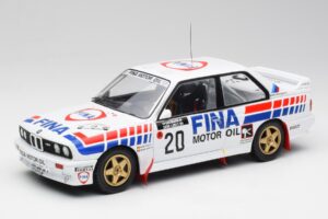 BMW E30 M3 #20 M. Duez / A. Lopes 1000 Lakes Rally 1989 IXO 1:18 18RMC132 Metāls