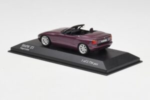 BMW Z1 E30 Violets Metaliks Minichamps 1:43 400020101 Metāls — attēls 3 no 5