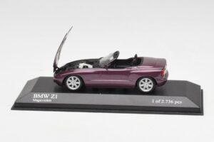 BMW Z1 E30 Violets Metaliks Minichamps 1:43 400020101 Metāls — attēls 4 no 5