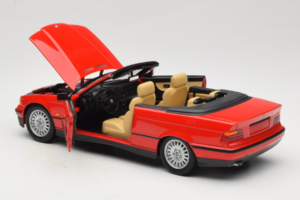 BMW 3 Series E36 Kabriolets Sarkans UT Models 1:18 BMW005 Metāls — attēls 5 no 8