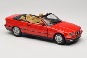 BMW 3 Series E36 Kabriolets Sarkans UT Models 1:18 BMW005 Metāls — attēls 6 no 8