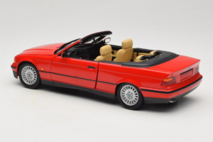 BMW 3 Series E36 Kabriolets Sarkans UT Models 1:18 BMW005 Metāls — attēls 7 no 8