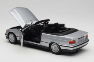 BMW 3 Series E36 Kabriolets Sudrabs UT Models 1:18 BMW008 Metāls — attēls 5 no 8