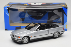 BMW 3 Series E36 Kabriolets Sudrabs UT Models 1:18 BMW008 Metāls — attēls 8 no 8