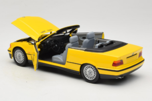 BMW 3 Series E36 Kabriolets Dzeltens UT Models 1:18 BMW007 Metāls — attēls 5 no 8