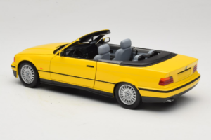 BMW 3 Series E36 Kabriolets Dzeltens UT Models 1:18 BMW007 Metāls — attēls 7 no 8