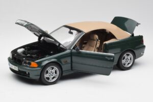 BMW 3 E46 Kabriolets Zaļš Kyosho 1:18 80430009757 Metāls — attēls 2 no 8