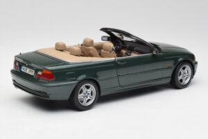 BMW 3 E46 Kabriolets Zaļš Kyosho 1:18 80430009757 Metāls — attēls 3 no 8