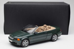 BMW 3 E46 Kabriolets Zaļš Kyosho 1:18 80430009757 Metāls — attēls 8 no 8