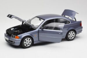 BMW 318Ci E46 Zils Kyosho 1:18 80439411583 Metāls — attēls 2 no 8