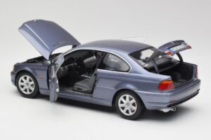 BMW 318Ci E46 Zils Kyosho 1:18 80439411583 Metāls — attēls 5 no 8