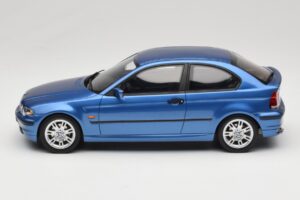 BMW 318ti E46 Compact Estoril Blue Otto 1:18 OT462 Sveķi — attēls 3 no 6