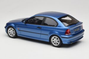 BMW 318ti E46 Compact Estoril Blue Otto 1:18 OT462 Sveķi — attēls 5 no 6