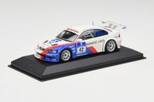 BMW M3 GTR E46 #42 J. Muller / D. Muller / H-J. Stuck / P. Lamy 24 Hours Nurburgring Winner 2004 Minichamps 1:43 444042342 Me — attēls 2 no 4