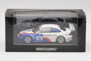 BMW M3 GTR E46 #42 J. Muller / D. Muller / H-J. Stuck / P. Lamy 24 Hours Nurburgring Winner 2004 Minichamps 1:43 444042342 Me — attēls 4 no 4