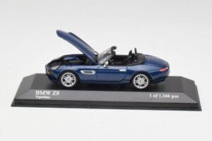 BMW Z8 E52 Topāzs Zils Minichamps 1:43 431028740 Metāls — attēls 4 no 5