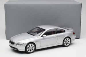 BMW 645Ci E63 Sudrabs Kyosho 1:18 80430153285 Metāls — attēls 8 no 8