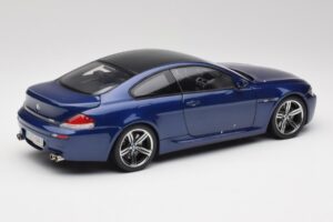 BMW M6 E63 Zils Kyosho 1:18 80430413351 Metāls — attēls 3 no 8