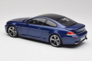 BMW M6 E63 Zils Kyosho 1:18 80430413351 Metāls — attēls 7 no 8