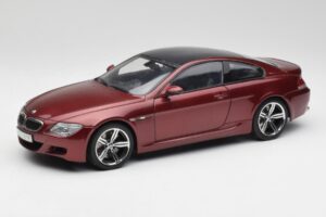 BMW M6 E63 Sarkans Kyosho 1:18 80430398134 Metāls