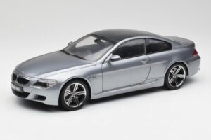 BMW M6 E63 Silver Pelēks Kyosho 1:18 08703GR Metāls