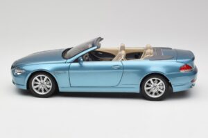 BMW 6 E64 Kabriolets Gaiši Zils Kyosho 1:18 80430153440 Metāls — attēls 4 no 8