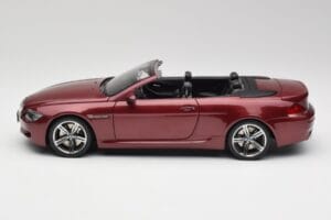 BMW M6 E64 Kabriolets Sarkans Kyosho 1:18 80430417423 Metāls — attēls 4 no 8