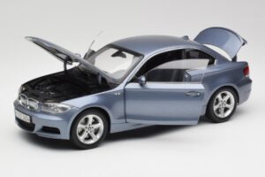 BMW 1 E82 Coupe Zils Kyosho 1:18 80430427065 Metāls — attēls 2 no 8