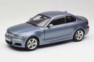 BMW 1 E82 Coupe Zils Kyosho 1:18 80430427065 Metāls
